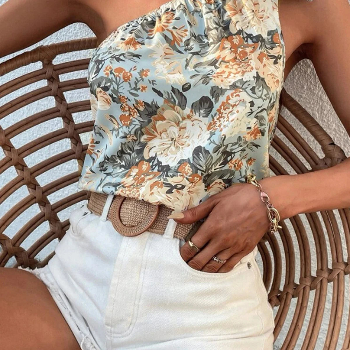 Ceinture Tressée Femme