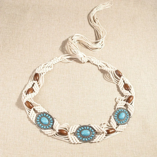 Ceinture Tressée Bohème Femme
